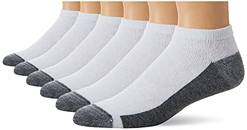 Hanes mens Hanes Men's Max Cushion Low Cut 6-pair Pack, Available in Big & Tall Casual Soc - Image 2